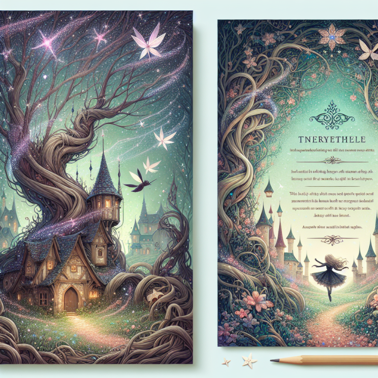 Fairy Tale Book Cover Generator