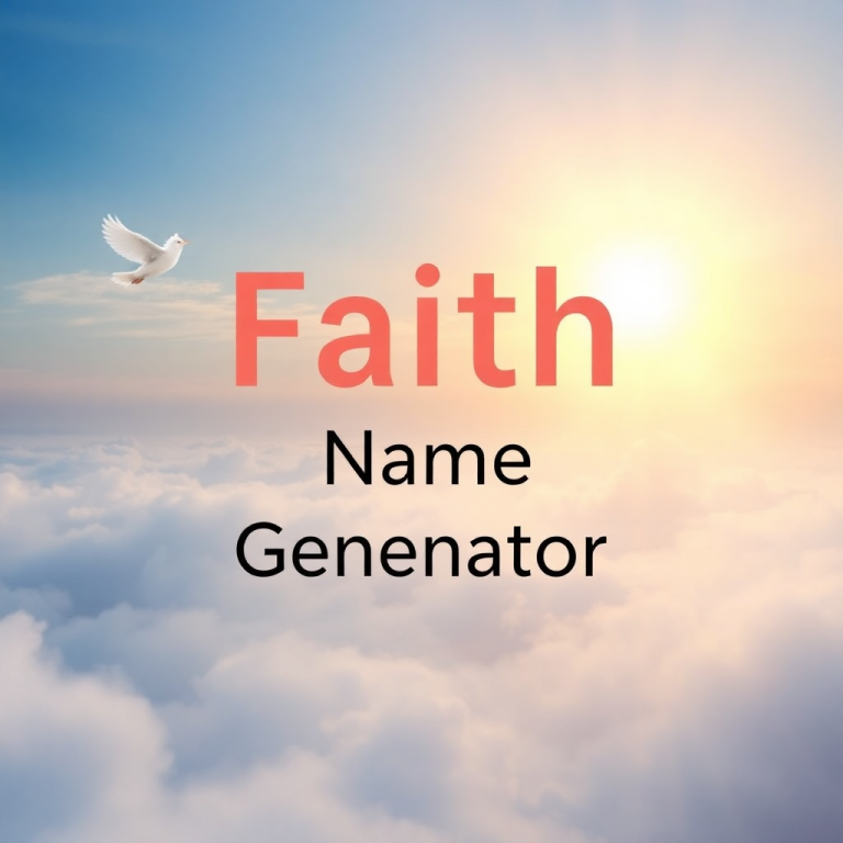 Faith Name Generator