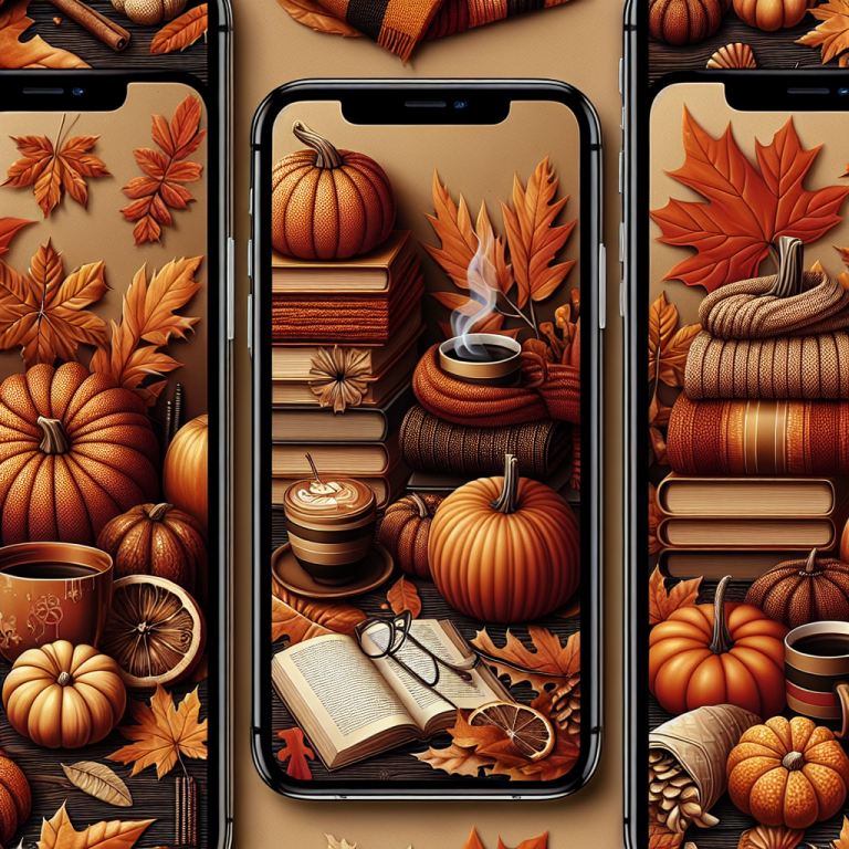 Fall Aesthetic Phone Wallpaper Generator