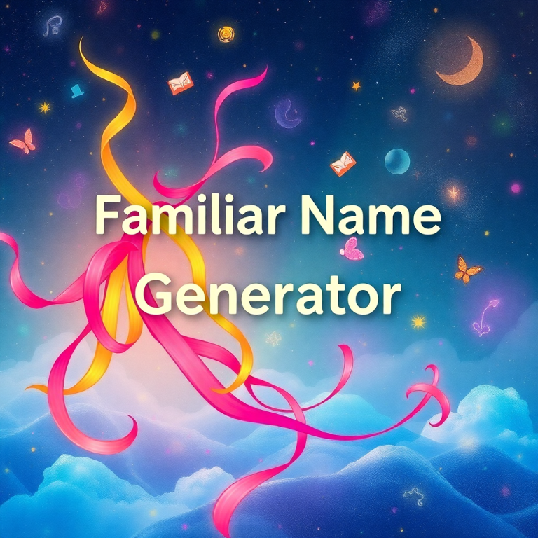Familiar Name Generator