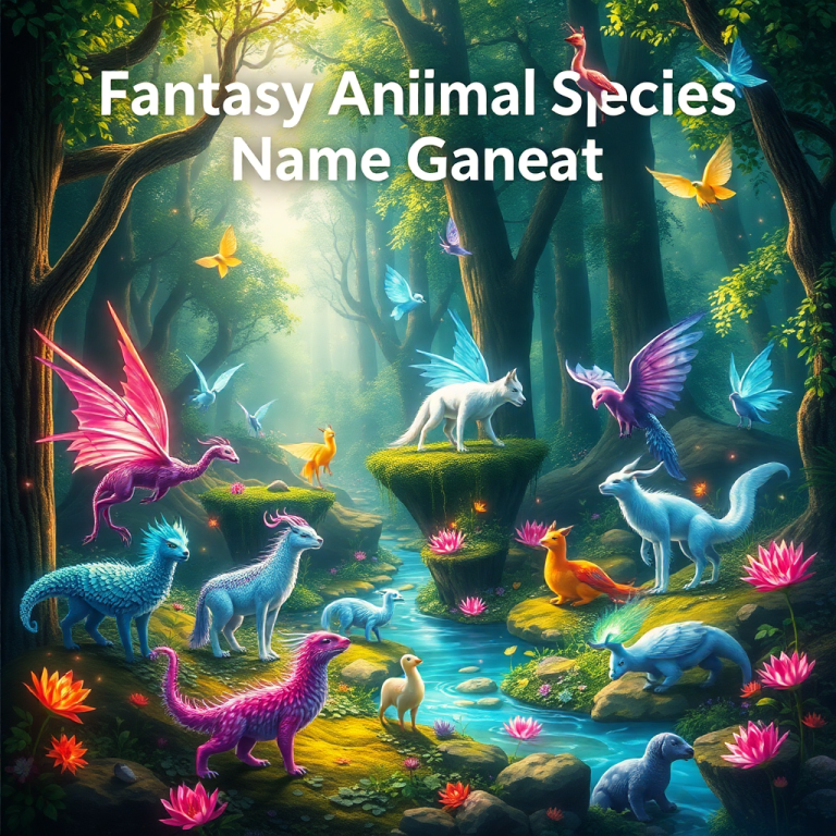 Fantasy Animal Species Name Generator