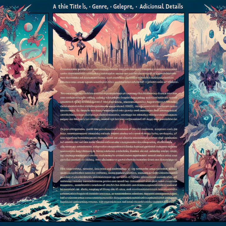 Fantasy Comic Generator