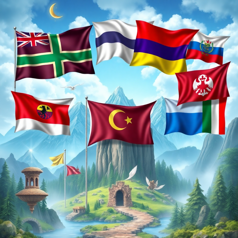 Fantasy Country Flag Generator