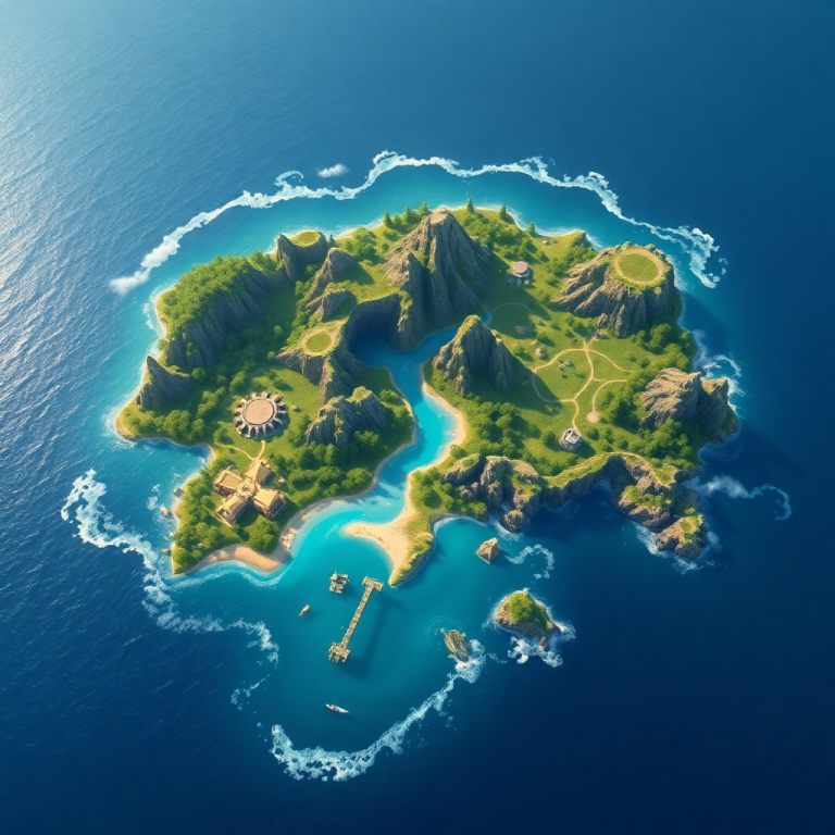 Fantasy Island Map Generator