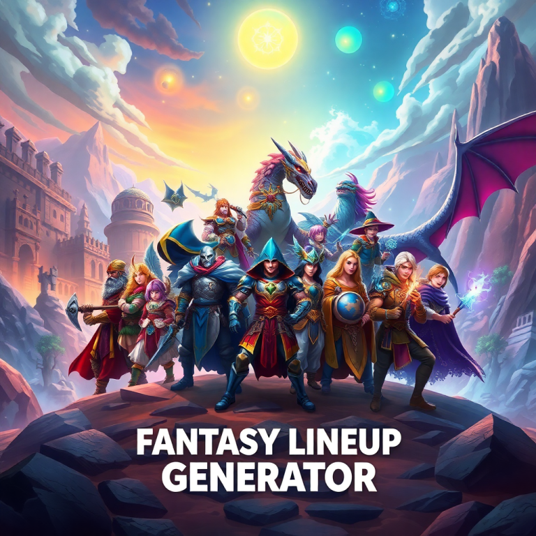 Fantasy Lineup Generator