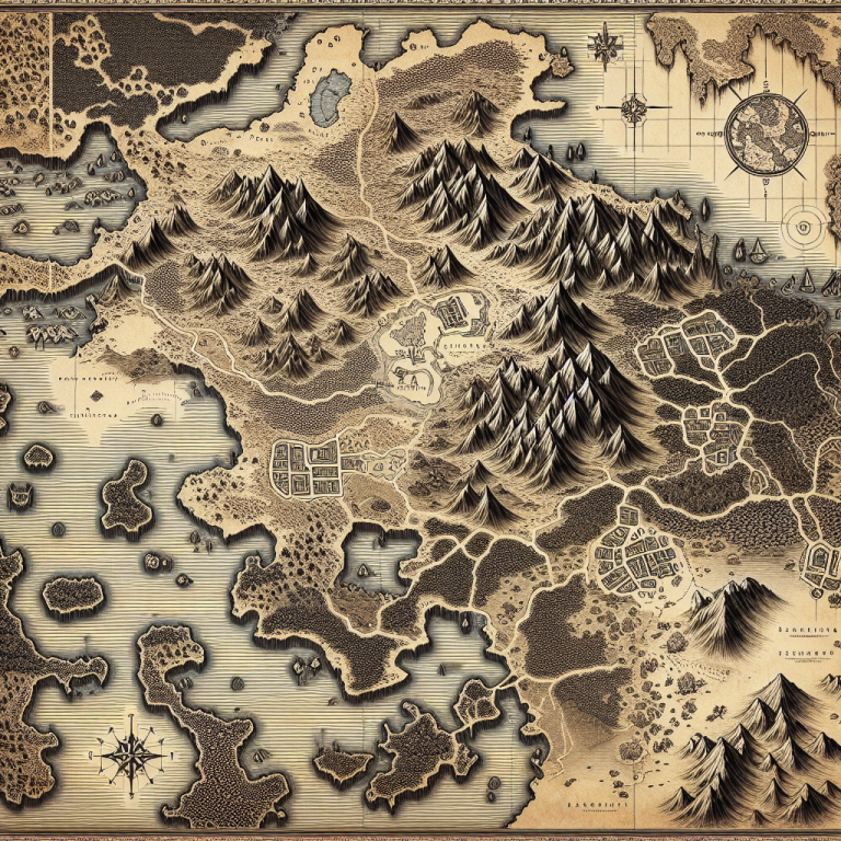 Fantasy Map Illustration Generator