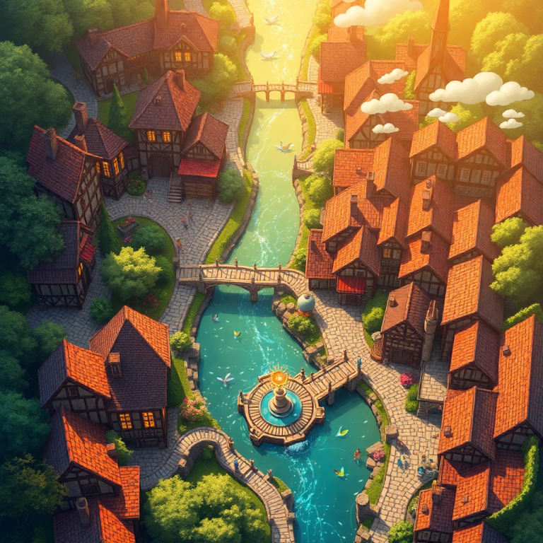 Fantasy Town Map Generator