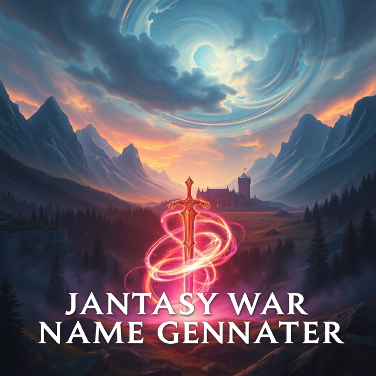 Fantasy War Name Generator