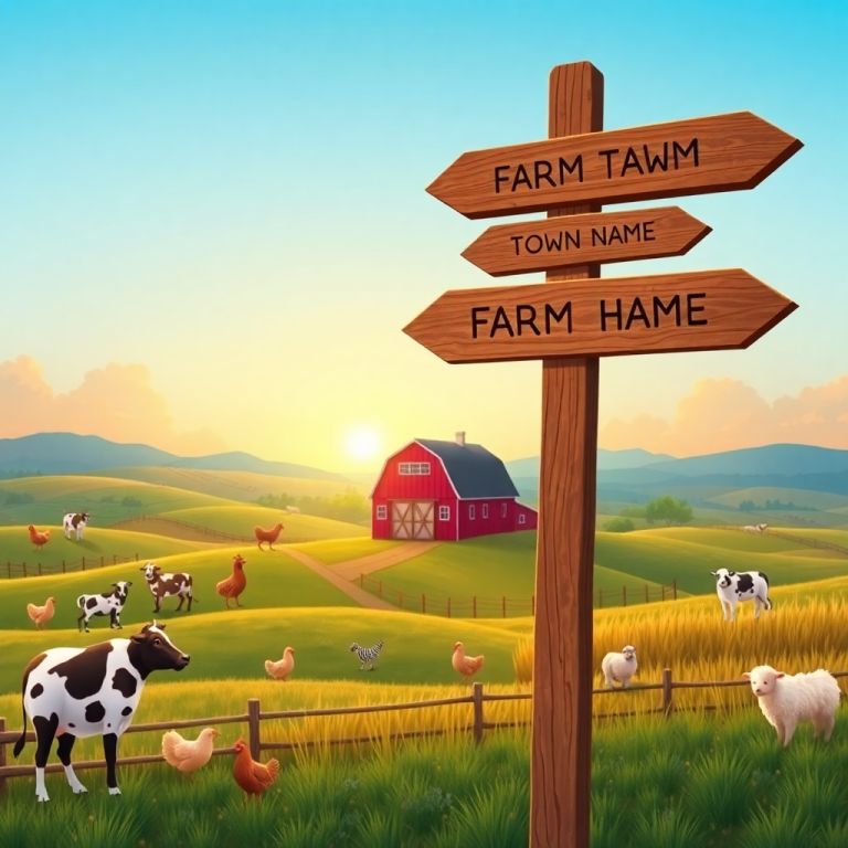 Farm Town Name Generator