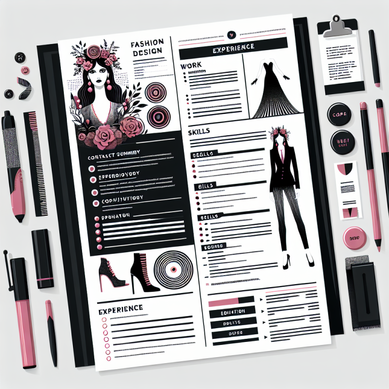 Fashion Designer Resume Generator