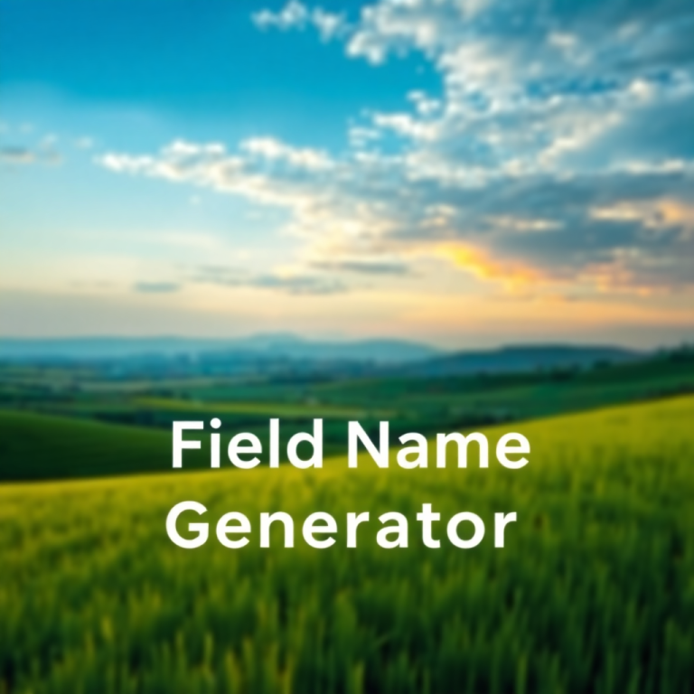 Field Name Generator