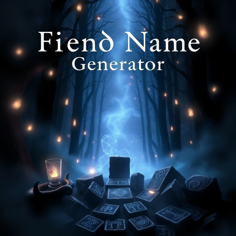 Fiend Name Generator