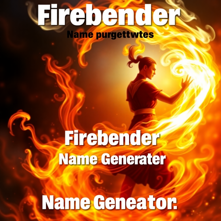 Firebender Name Generator