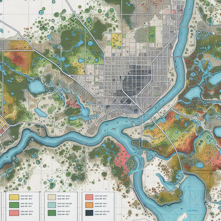 Floodplain Map Illustration Generator