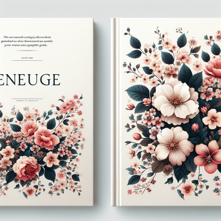 Floral Book Cover Generator