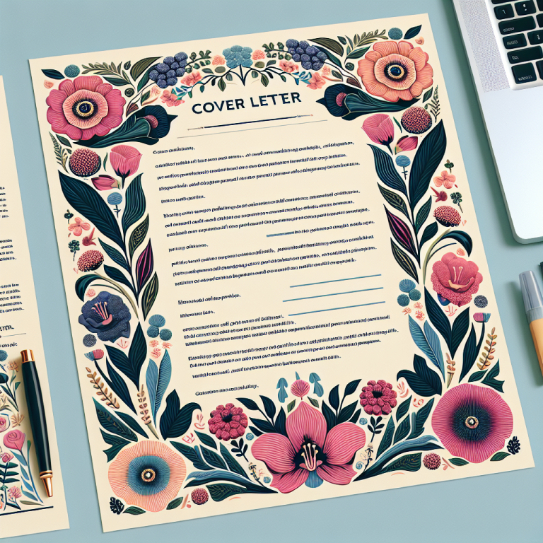 Florist Cover Letter Generator