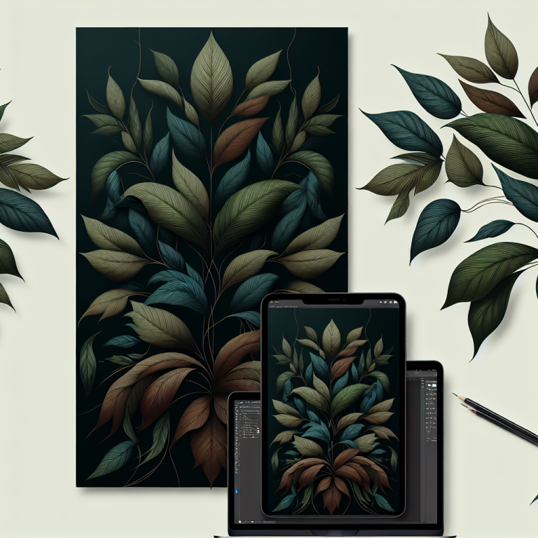 Foliage Wallpaper Generator