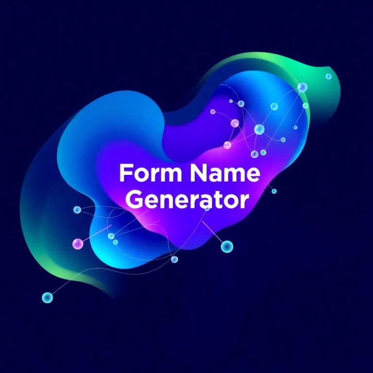 Form Name Generator