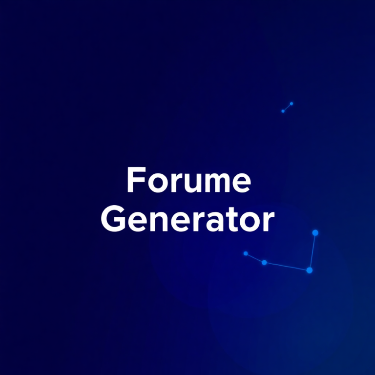 Forum Name Generator