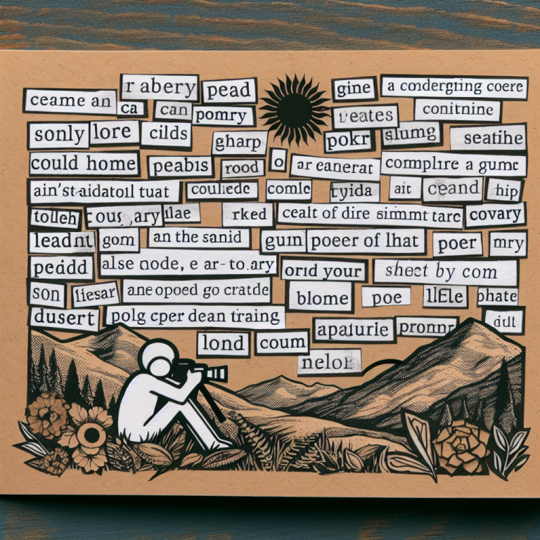 Found Poem Generator