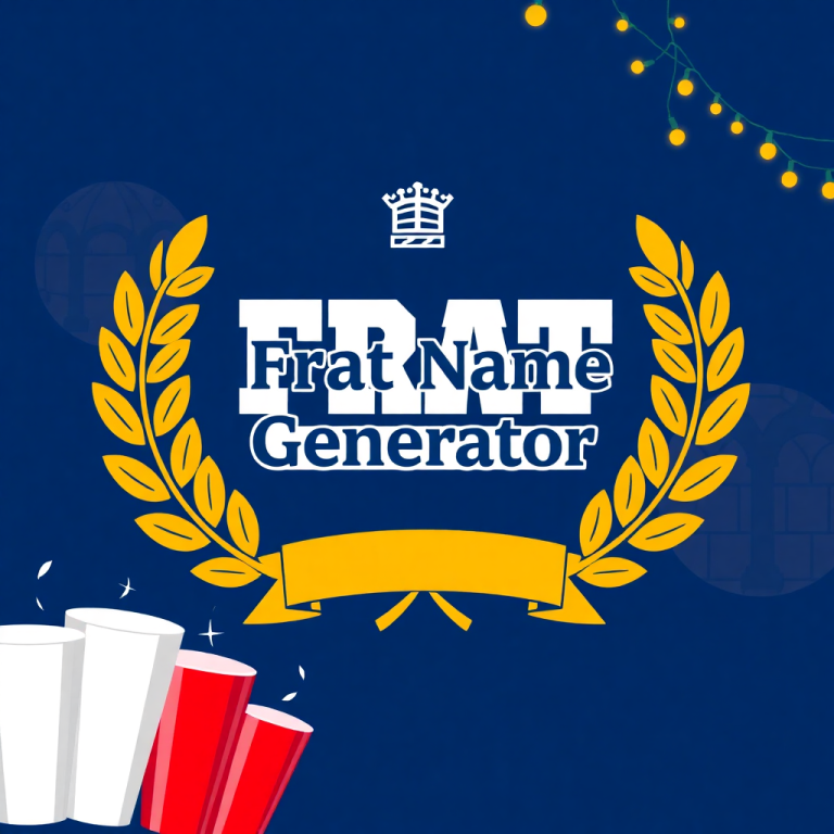Frat Name Generator