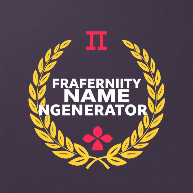 Fraternity Name Generator