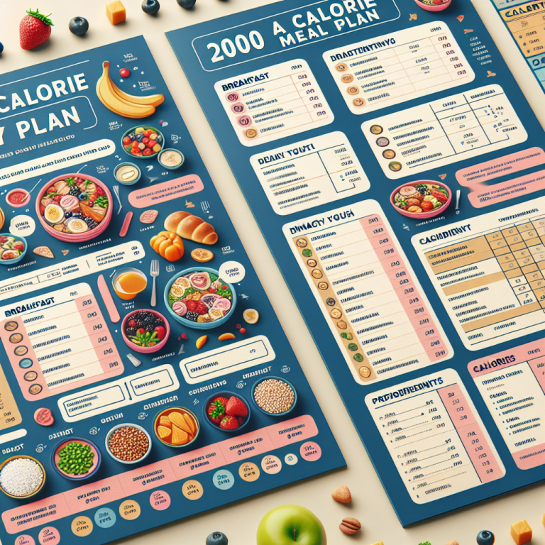 Free 2000 Calorie Meal Plan Generator