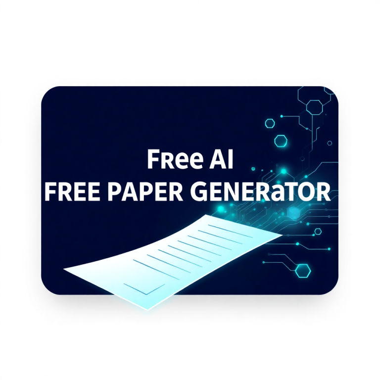Free Ai Paper Generator