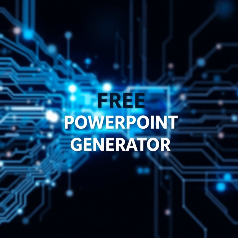 Free Ai Powerpoint Generator