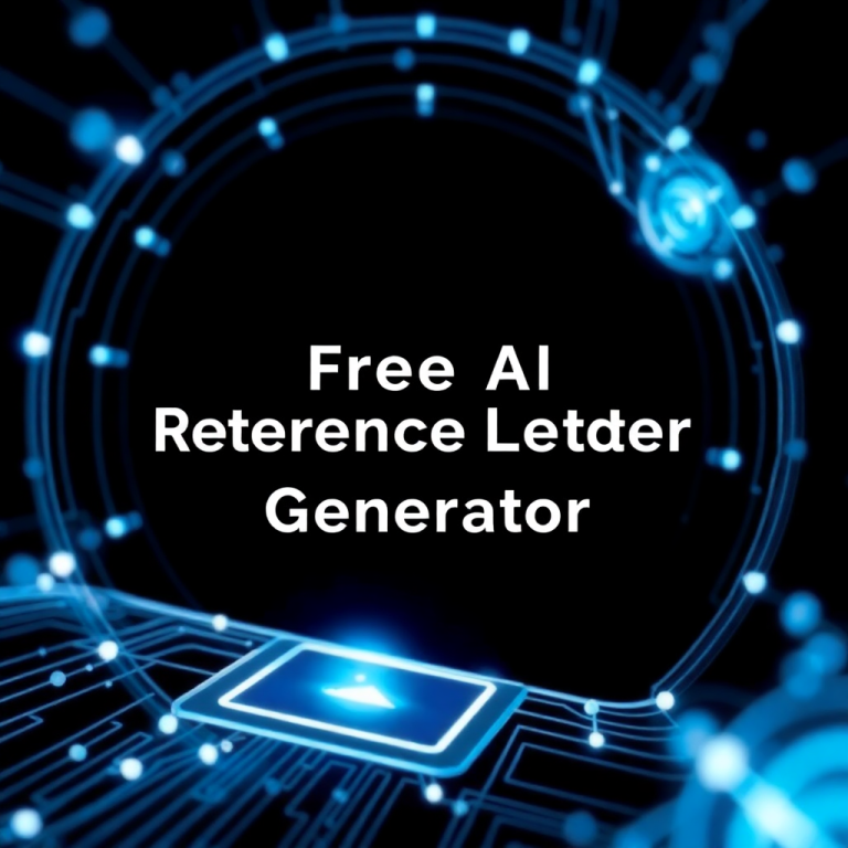 Free Ai Reference Letter Generator