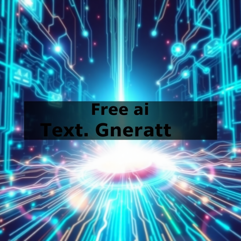 Free Ai Text Generator