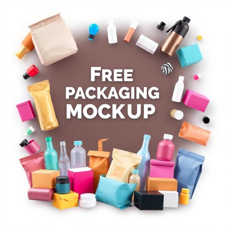 Free Packaging Mockup Generator