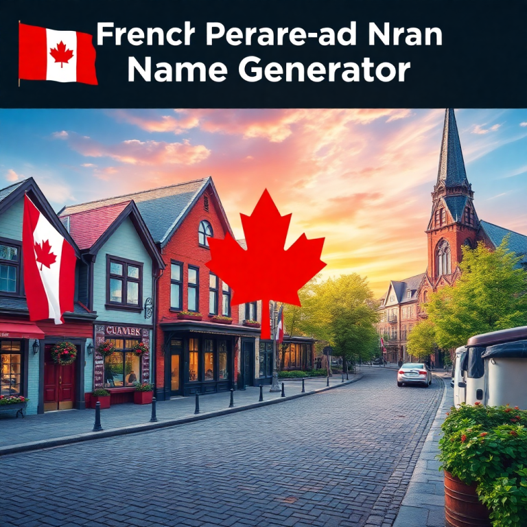 French Canadian Name Generator