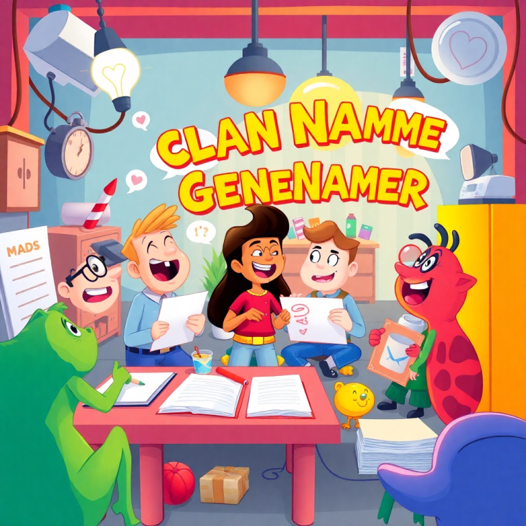 Funny Clan Name Generator