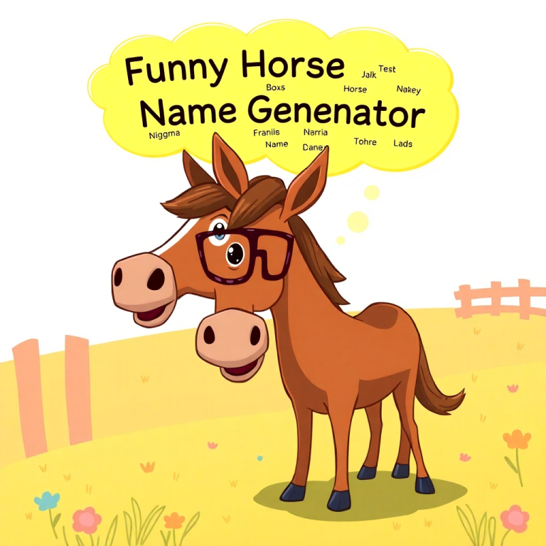 Funny Horse Name Generator