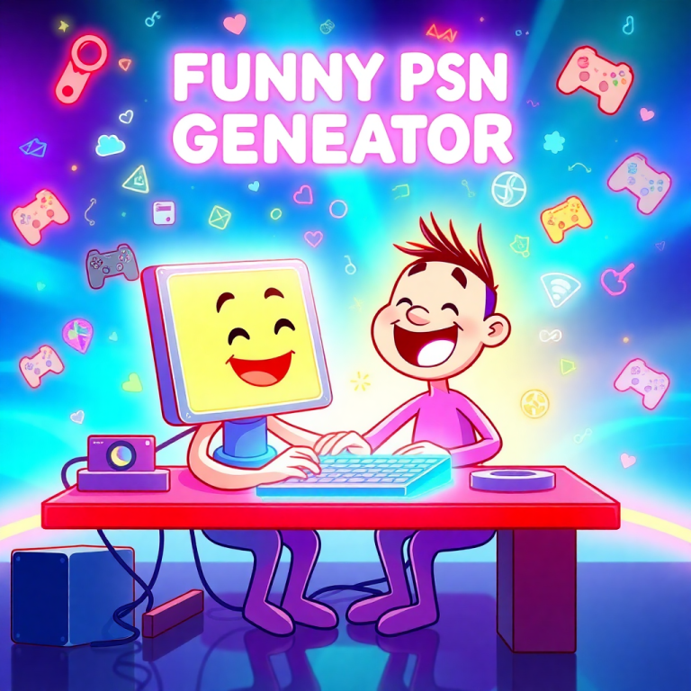 Funny Psn Name Generator