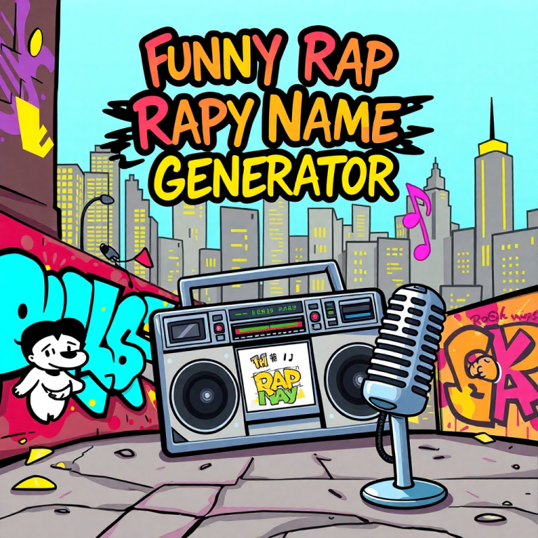 Funny Rap Name Generator