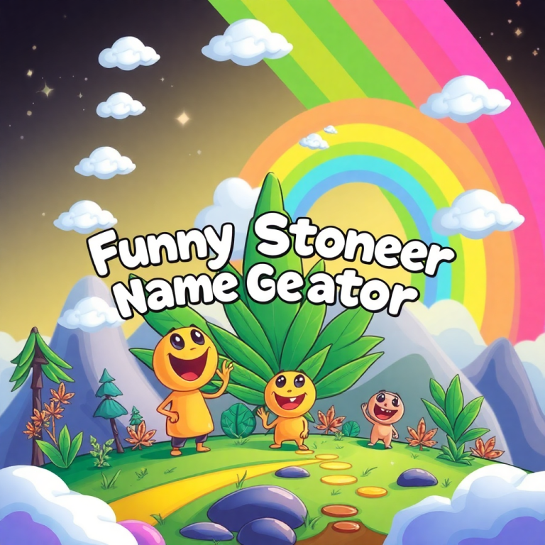 Funny Stoner Name Generator