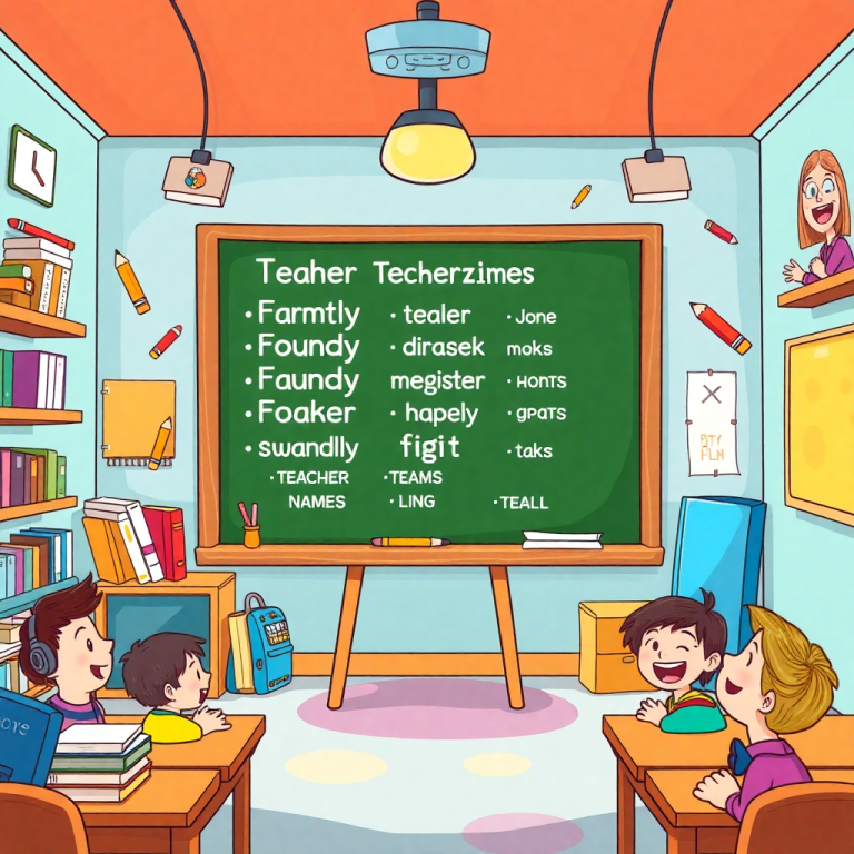 Funny Teacher Name Generator