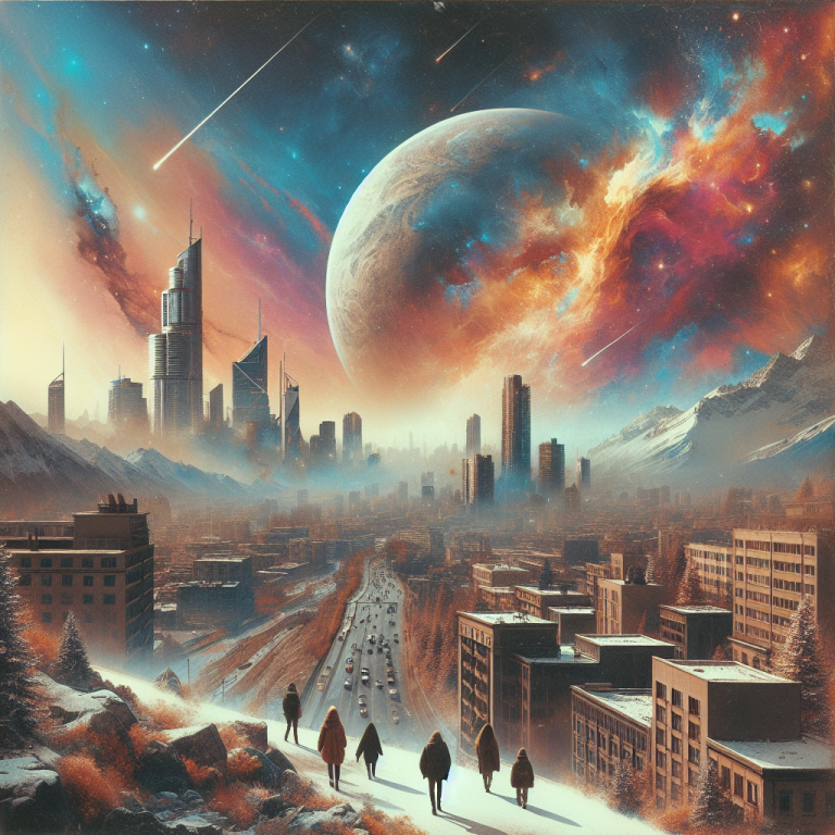 Futuristic Album Cover Generator