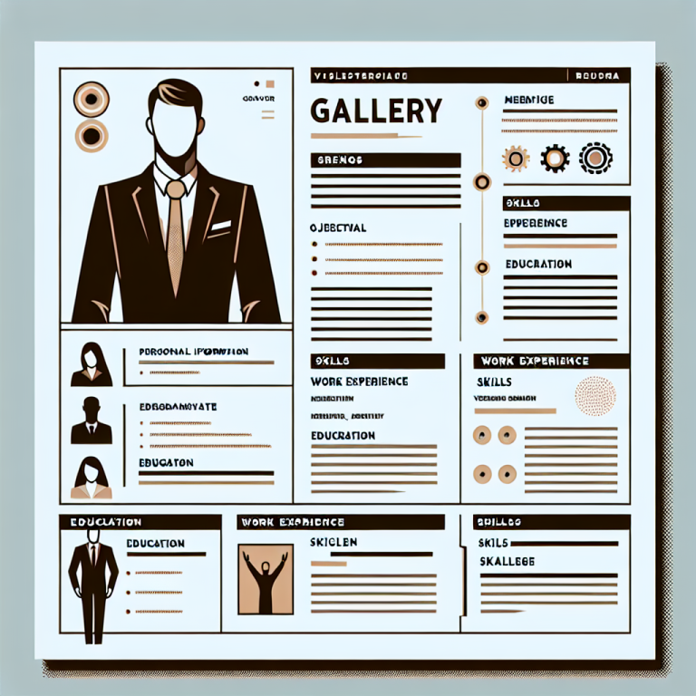 Gallery Manager Resume Generator
