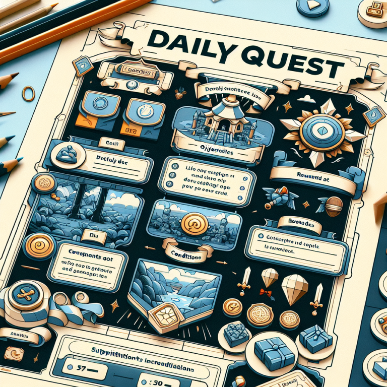 Game Daily Quest Ui Generator