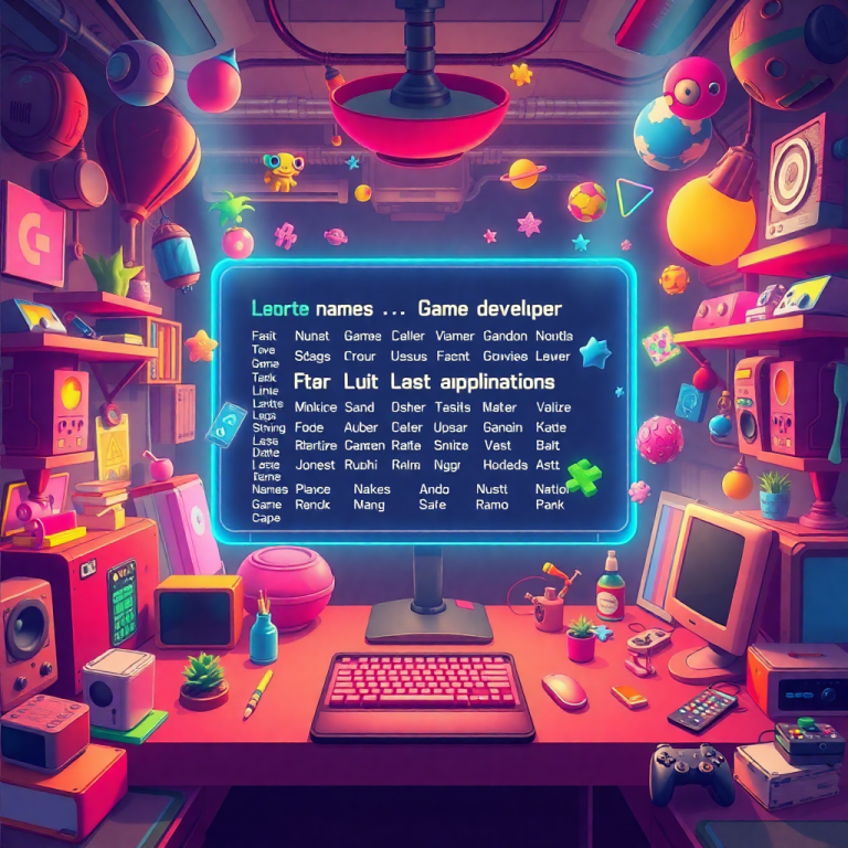 Game Developer Name Generator