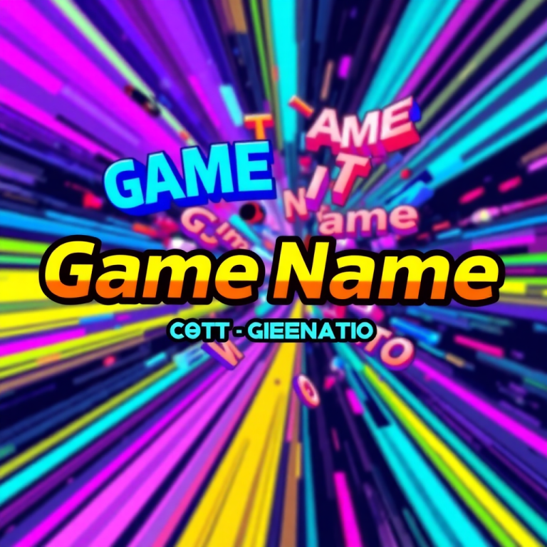 Game Name Font Generator