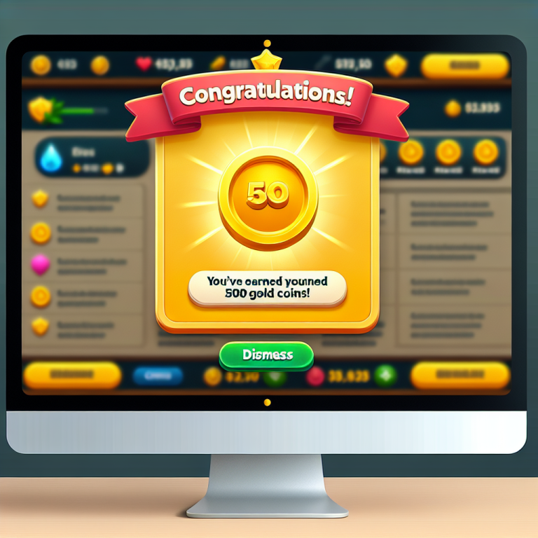 Game Notification Popup Generator
