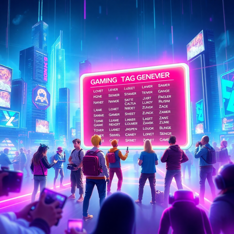 Gaming Tag Name Generator