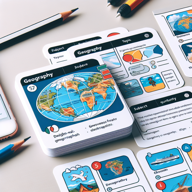 Geography Flashcard Generator