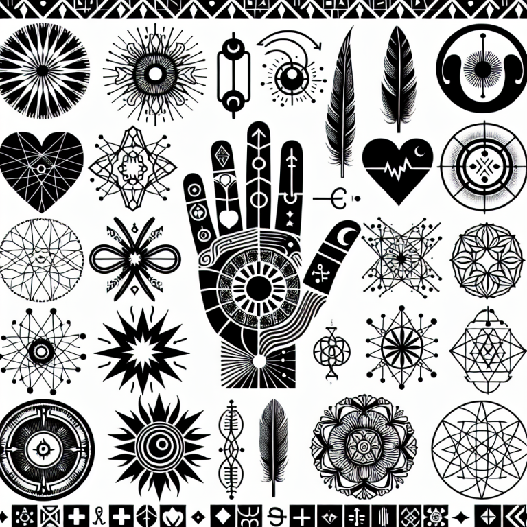 Geometric Love Tattoo Generator