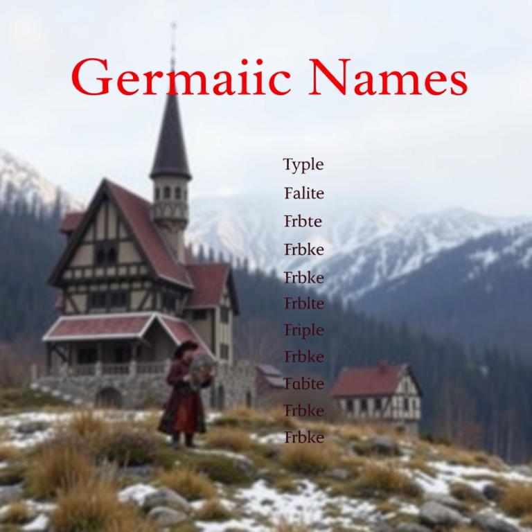Germanic Name Generator
