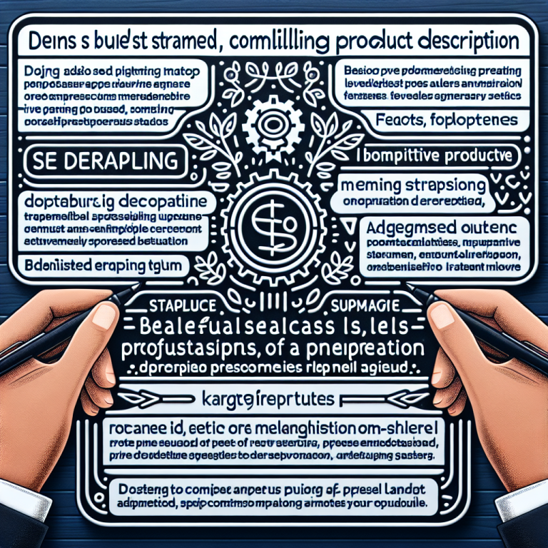 Gmarket Product Description Generator